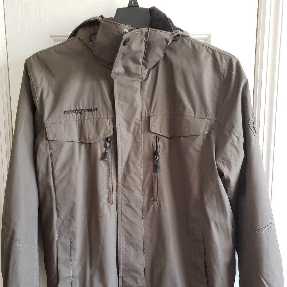 ZERO XPOSUR GREY WINTER JACKET SMALL